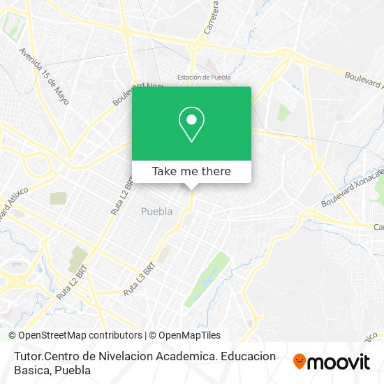 Tutor.Centro de Nivelacion Academica. Educacion Basica map