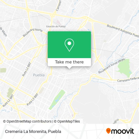 Mapa de Cremeria La Morenita