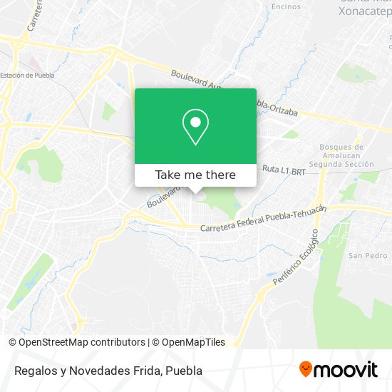Regalos y Novedades Frida map