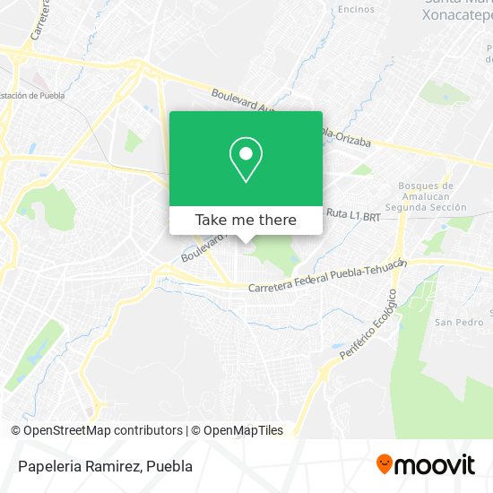Mapa de Papeleria Ramirez