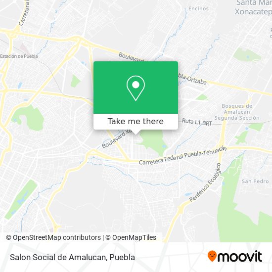 Salon Social de Amalucan map