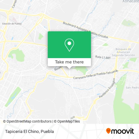 Tapiceria El Chino map