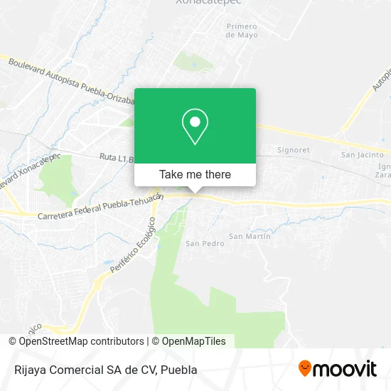 Rijaya Comercial SA de CV map