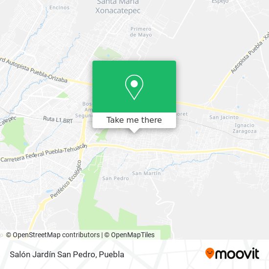 Salón Jardín San Pedro map