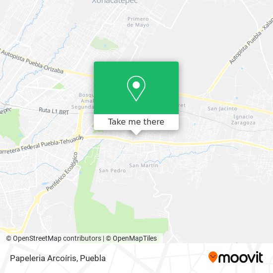 Mapa de Papeleria Arcoíris