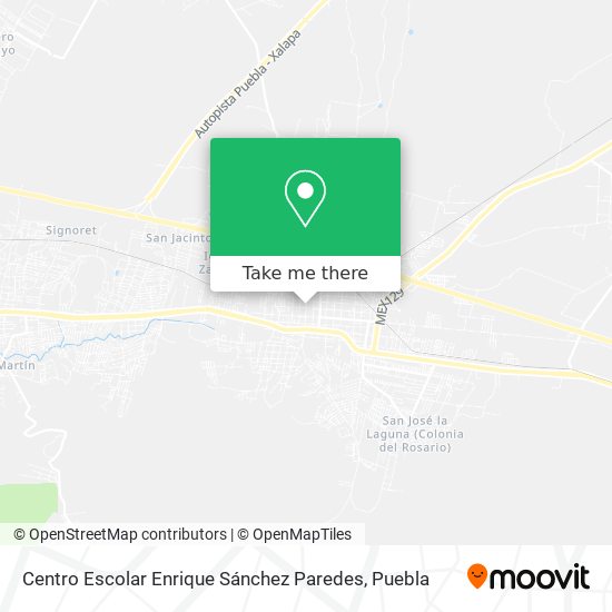 Mapa de Centro Escolar Enrique Sánchez Paredes