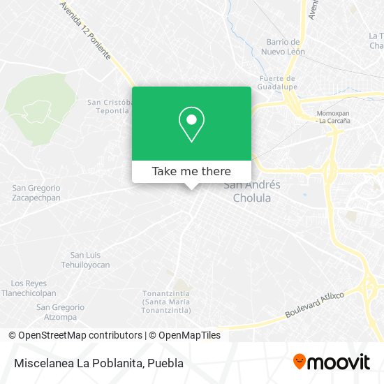 Miscelanea La Poblanita map