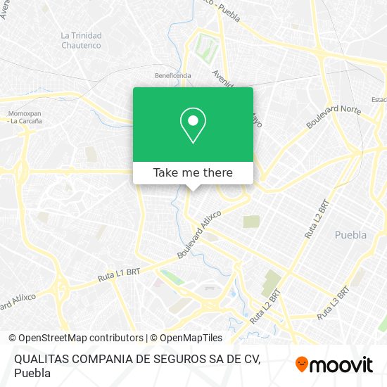 QUALITAS COMPANIA DE SEGUROS SA DE CV map