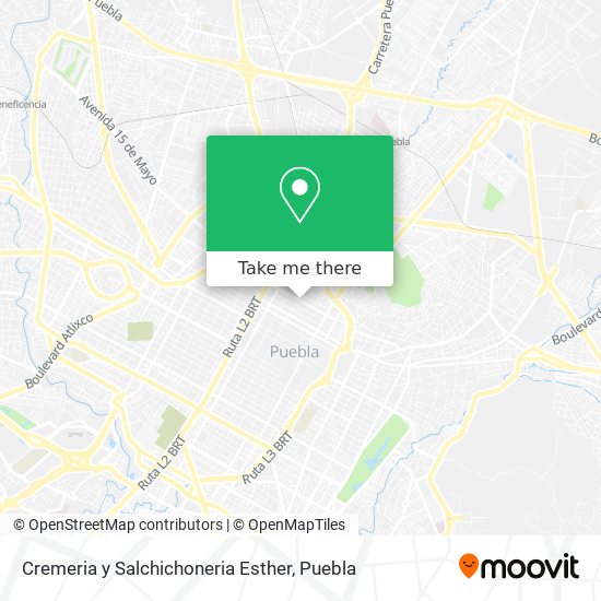 Mapa de Cremeria y Salchichoneria Esther