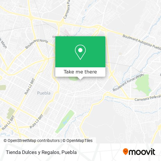 Tienda Dulces y Regalos map
