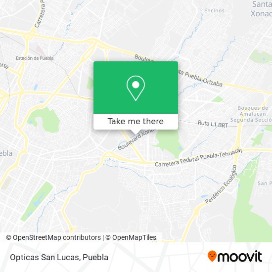 Mapa de Opticas San Lucas