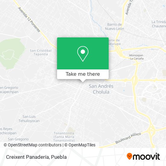 Mapa de Creixent Panadería