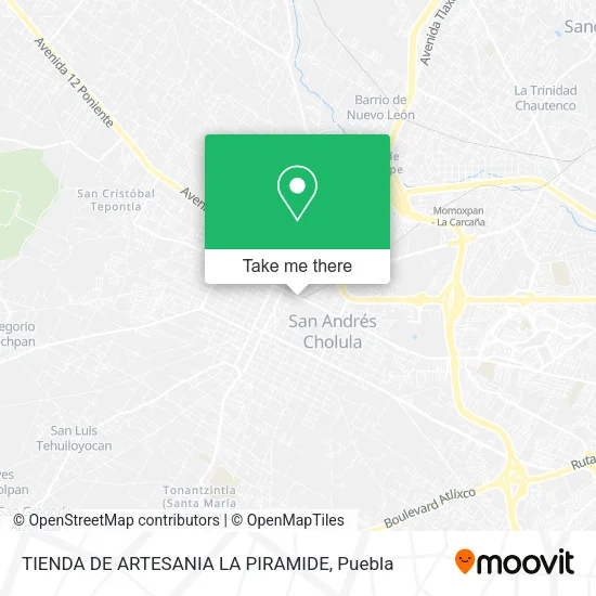 Mapa de TIENDA DE ARTESANIA LA PIRAMIDE