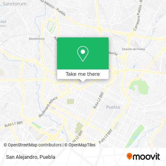 Mapa de San Alejandro