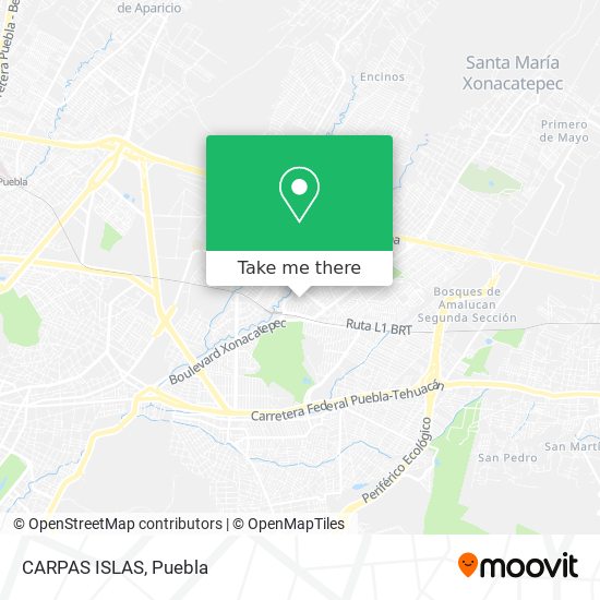 Mapa de CARPAS ISLAS