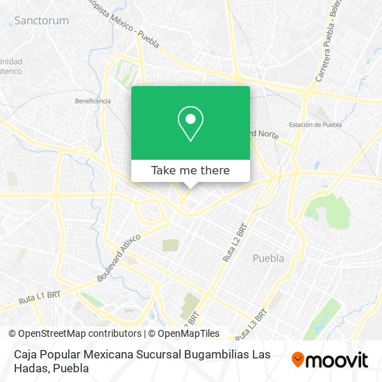 Caja Popular Mexicana Sucursal Bugambilias Las Hadas map