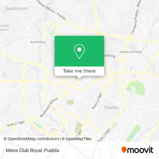 Mapa de Mens Club Royal