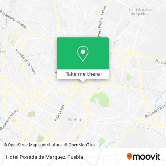 Hotel Posada de Marquez map