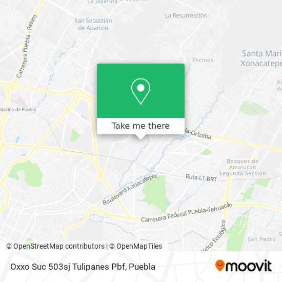 Oxxo Suc 503sj Tulipanes Pbf map