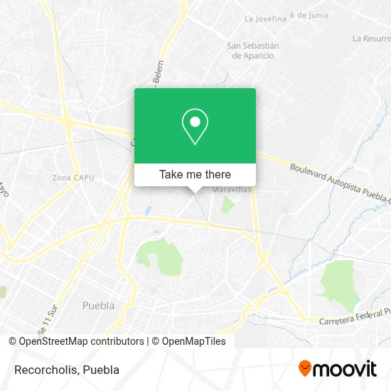 Recorcholis map