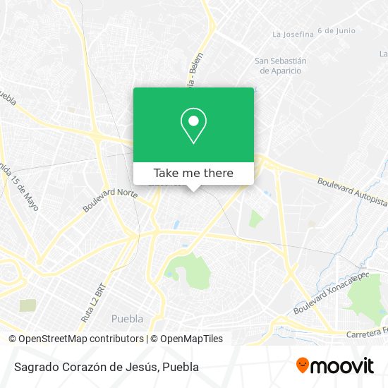 Sagrado Corazón de Jesús map