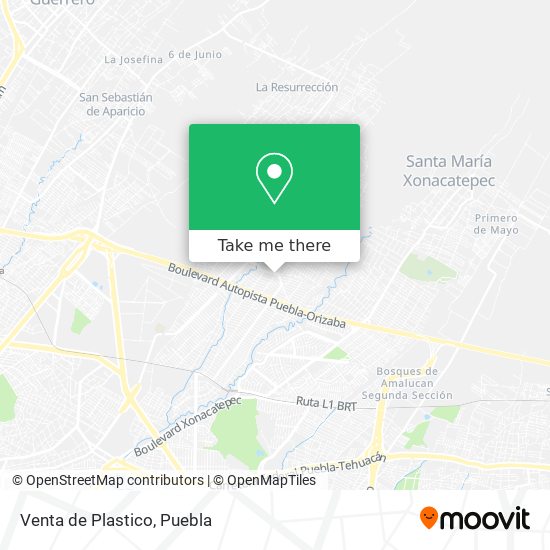 Mapa de Venta de Plastico