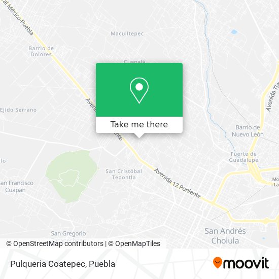 Mapa de Pulqueria Coatepec