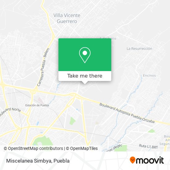 Mapa de Miscelanea Simbya