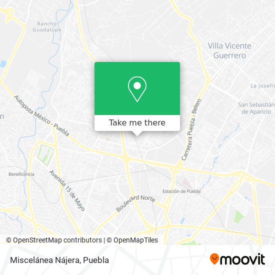 Mapa de Miscelánea Nájera