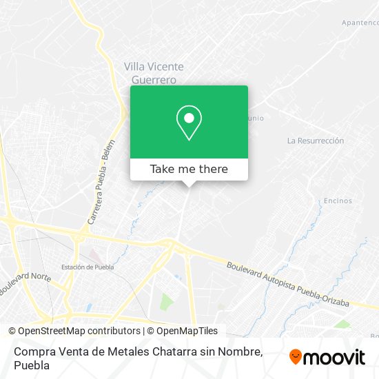 Compra Venta de Metales Chatarra sin Nombre map