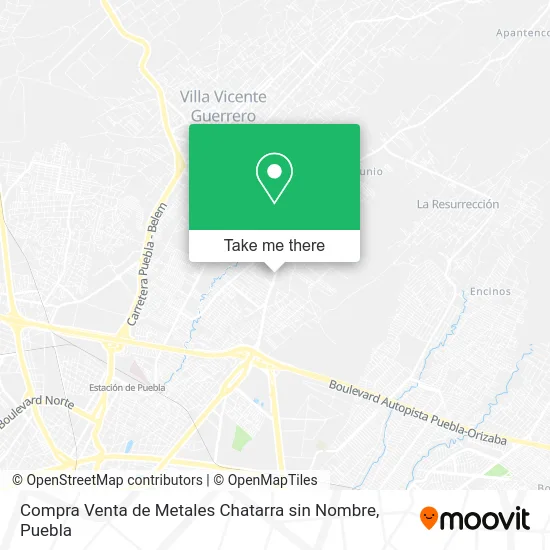 Compra Venta de Metales Chatarra sin Nombre map