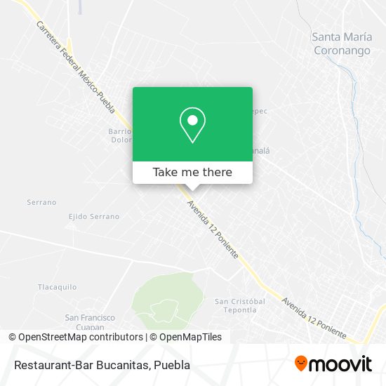 Restaurant-Bar Bucanitas map
