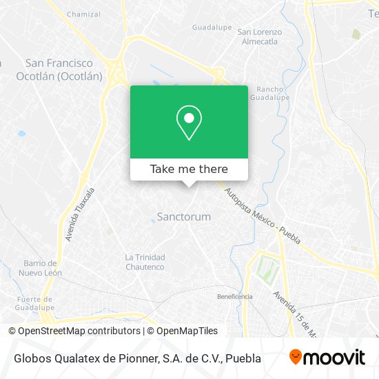 Globos Qualatex de Pionner, S.A. de C.V. map