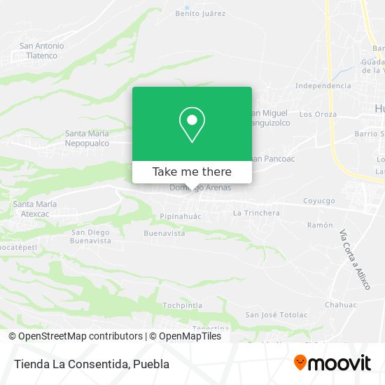 Mapa de Tienda La Consentida