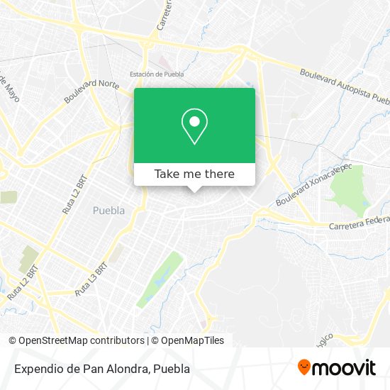 Expendio de Pan Alondra map