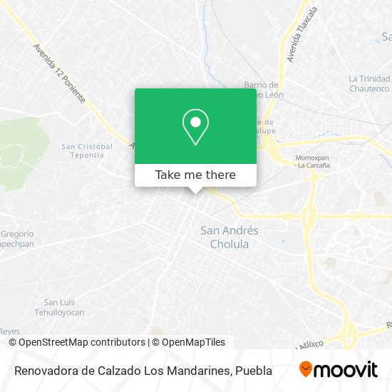 Renovadora de Calzado Los Mandarines map