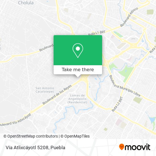 Vía Atlixcáyotl 5208 map