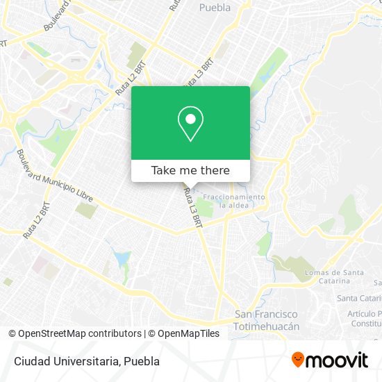 Ciudad Universitaria map