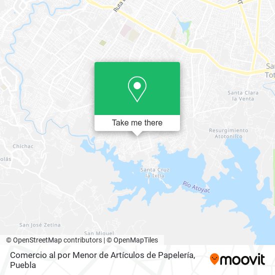 Comercio al por Menor de Artículos de Papelería map