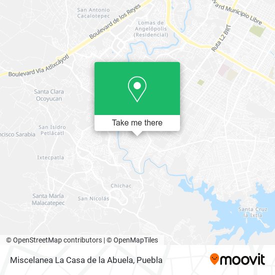 Miscelanea La Casa de la Abuela map