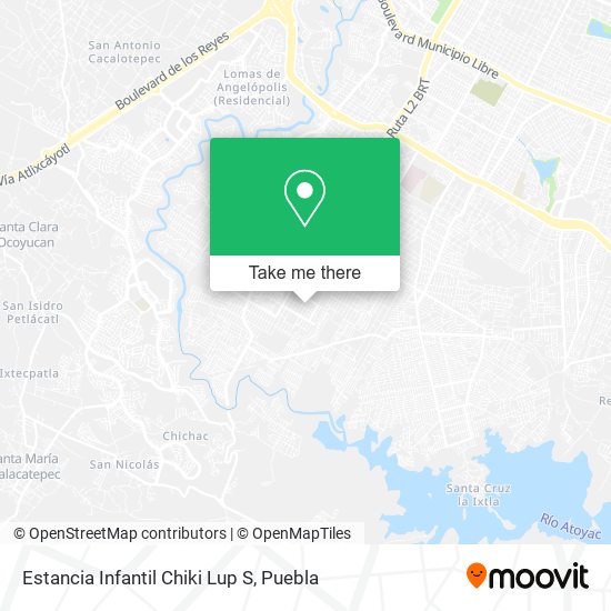 Estancia Infantil Chiki Lup S map