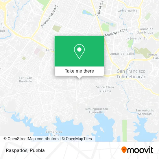 Raspados map