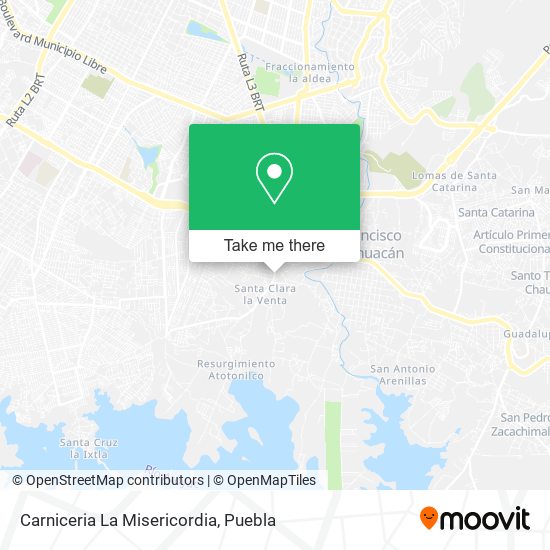 Carniceria La Misericordia map