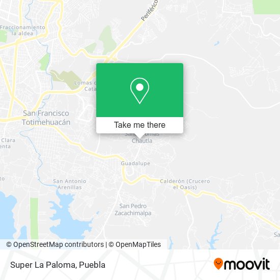 Mapa de Super La Paloma