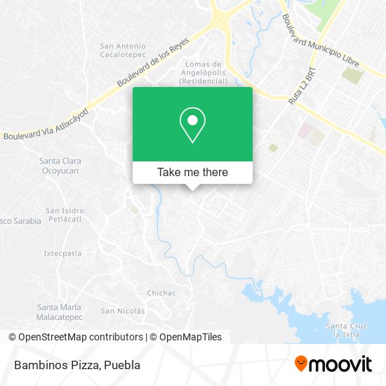 Bambinos Pizza map