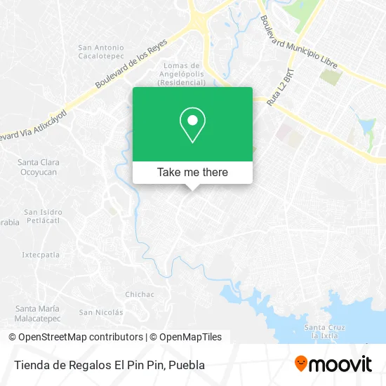 Tienda de Regalos El Pin Pin map