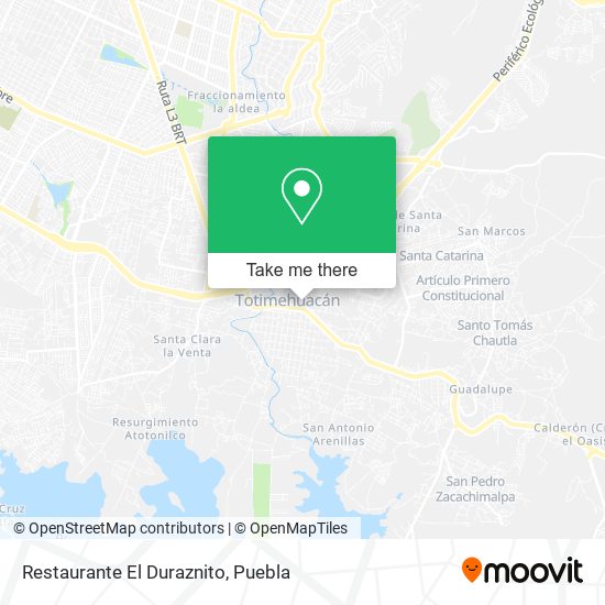 Mapa de Restaurante El Duraznito
