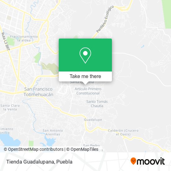 Tienda Guadalupana map