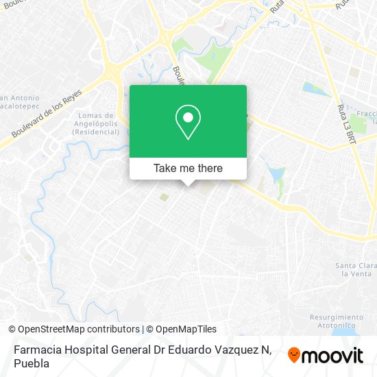 Mapa de Farmacia Hospital General Dr Eduardo Vazquez N