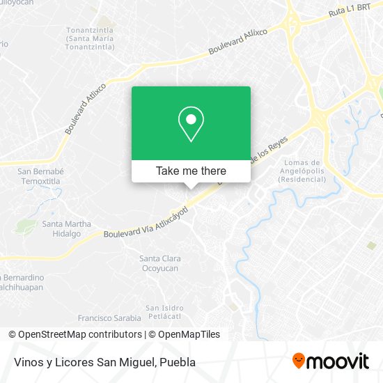 Vinos y Licores San Miguel map